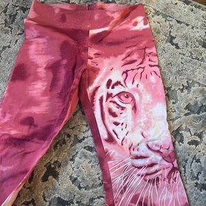 Vintage sparkly tiger pants